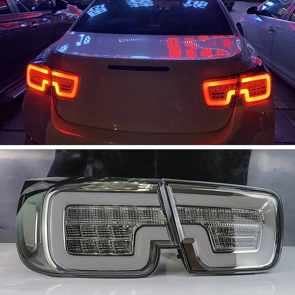 Conjunto de luces traseras LED para Chevrolet Malibu 2013-15 carcasa negra Foto 4 de 4