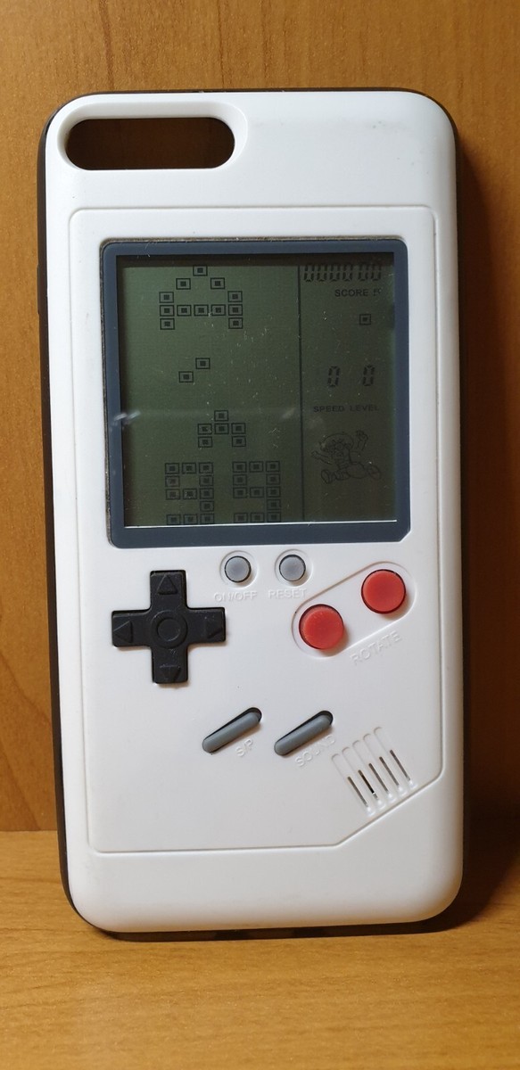 Tetris Gameboy White Case for iPhone Plus 8/7