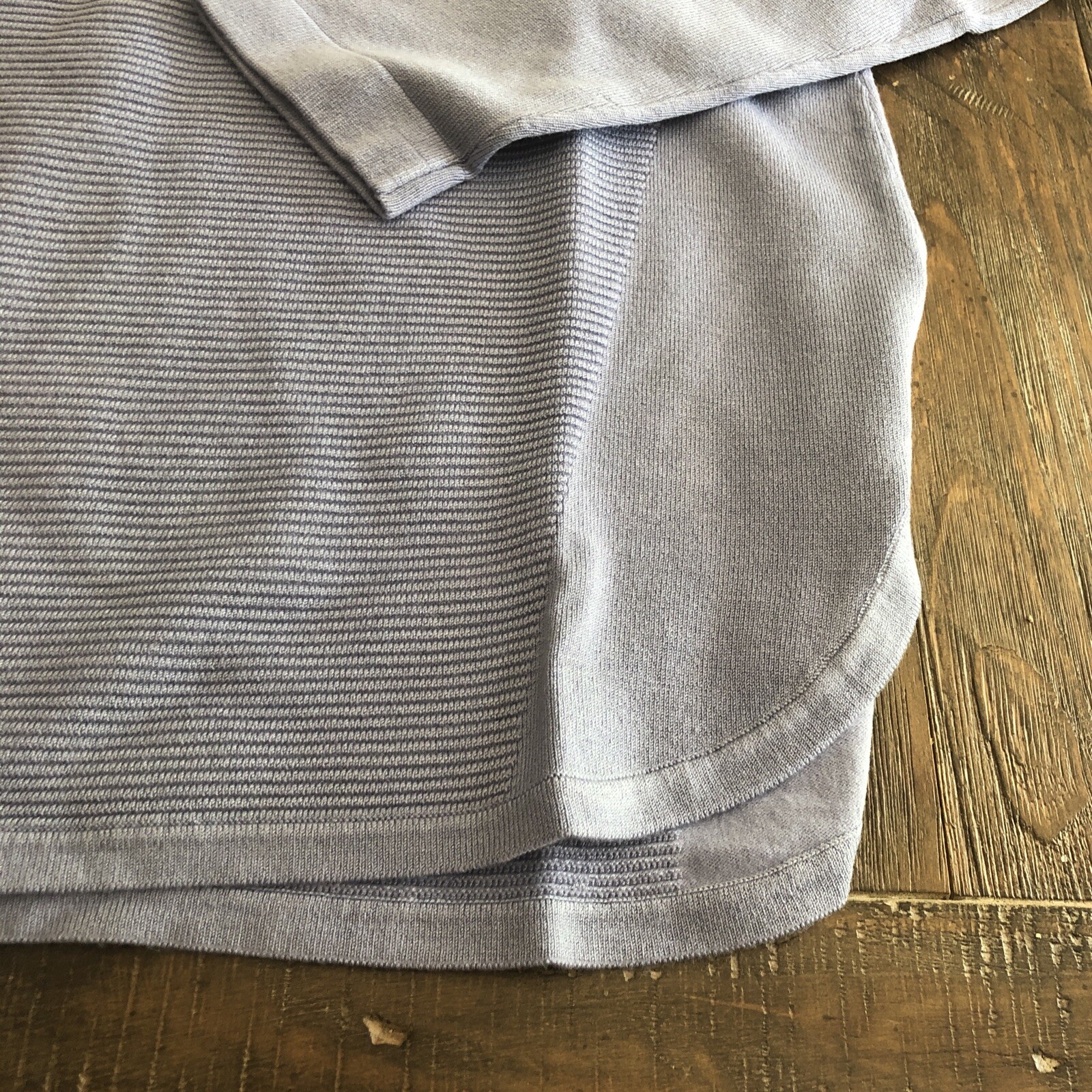 GG Collection Long Sleeve Crew Neck Sweatshirt Blue Size S