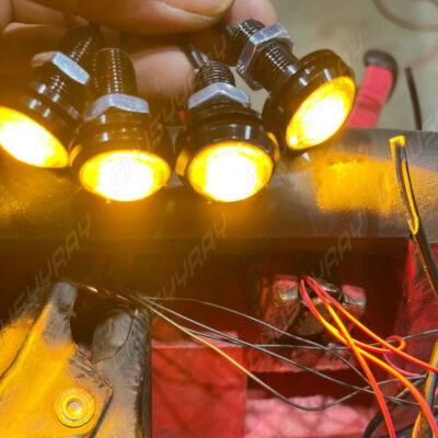 LED Grille Mark light For Toyota 4Runner FJ Land Cruiser Tacoma Tundra Yellow
