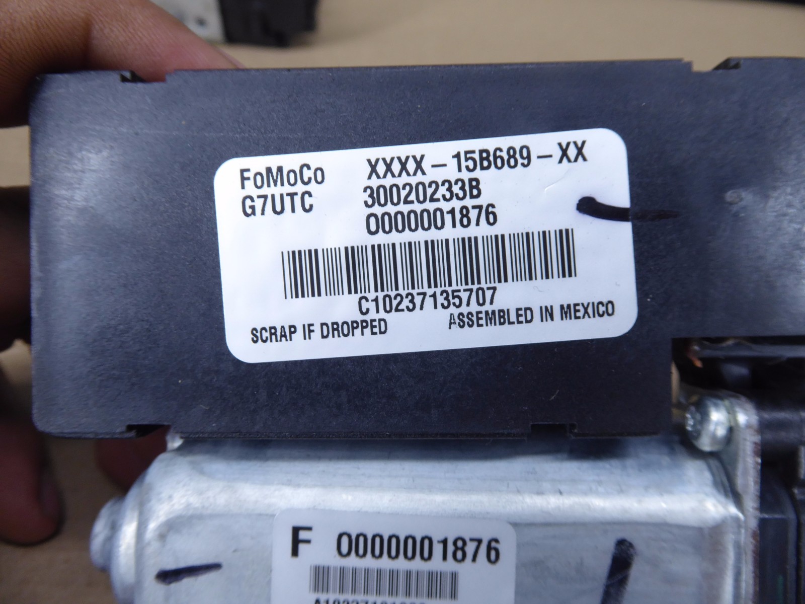 Lincoln MKZ Sunroof Electric Motor Drive OEM 20112012 eBay