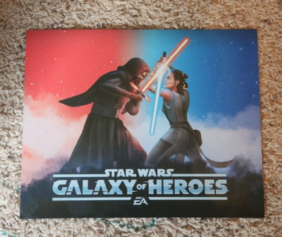 Star Wars Galaxy of Heroes Magnet - 8.5'' x 10.75'' - Disney - EA - USED