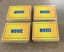 2018 Big Potato Blockbuster Party Game Replacement Parts: 200 Yellow MOVIE Cards