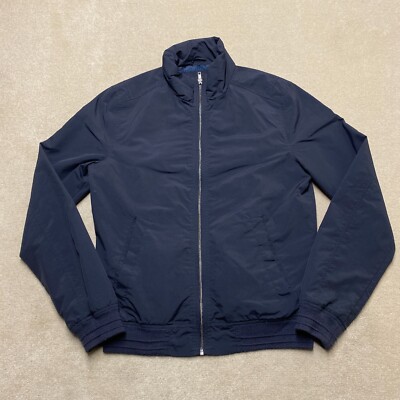 John Partridge Bomberjacke Small Herren Navy Blau Full-Zip Country Farming