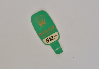 ROLEX Daytona ref 6239 Hangtag Preisschild vintage original tag green