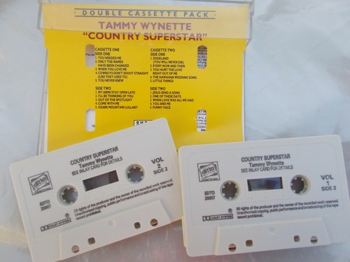 Double Music Cassette - Tammy Wynette - Country Superstar - Picture 2 of 2