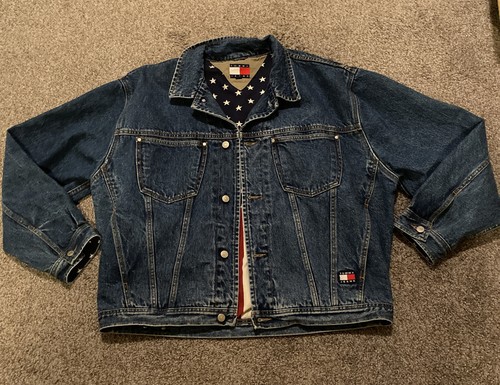 tommy flag denim jacket