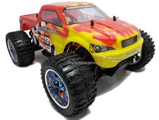 AUTO ELETTRICA BRUSHLESS RADIOCOMANDATA 2.4GHZ MONSTER EMXT-1 LIPO RTR 1-10 4WD 