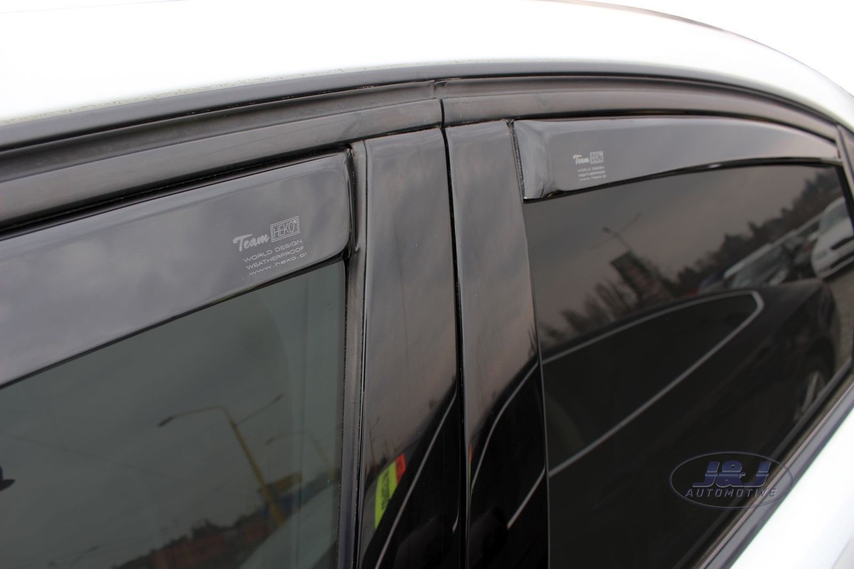 Wind Deflectors Fits Audi A6 C7 2011-2018 Estate 4-Pcs Set Tinted Heko - Foto 9