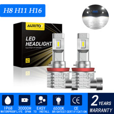Auxito Led Fog Driving Light H11 H16 H8 6500k Super Bright Bulbs Hid White M4