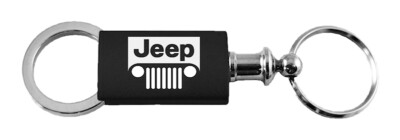 Jeep Grill Valet Pull Apart Key Chain (Black)