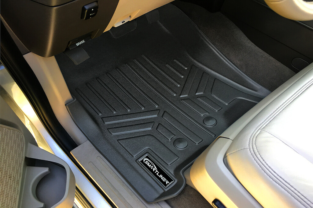 SMARTLINER Floor Mats 3 Row Liner Set for 2011-2017 Expedition EL / Navigator L