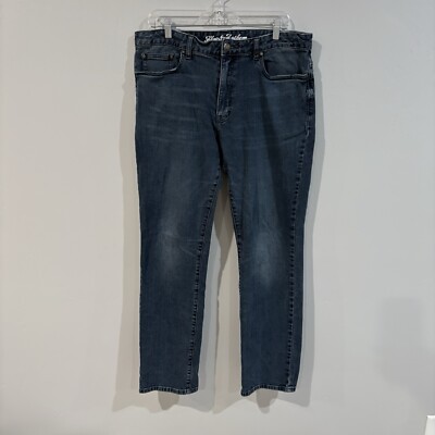 Flag & Anthem Men Jean 35x32 Straight Leg Spokane Wash Blue