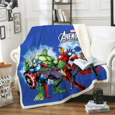 Fortnite Fleece Blanket Asda Superhero AVENGERS Blanket Throw