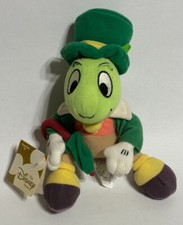 Disney Store Bean Bag Jiminy Cricket 8" Plush St Patricks Day