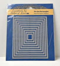 HTF Discontinued Tattered Lace Nested Rectangle Dies Set