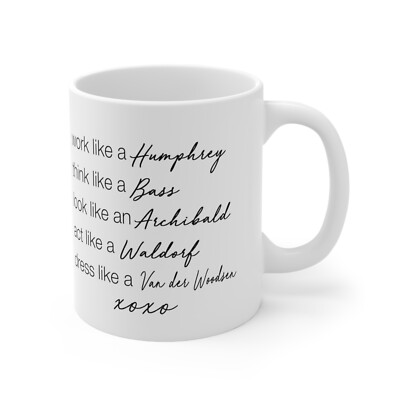 Gossip Girl TV Show Tasse Tasse - Weihnachten Geburtstag Geschenk beste Freundin