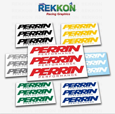 x3 PERRIN Performance High Cast Vinyl Decals Graphics Die Cut Self Set  Adhesive
