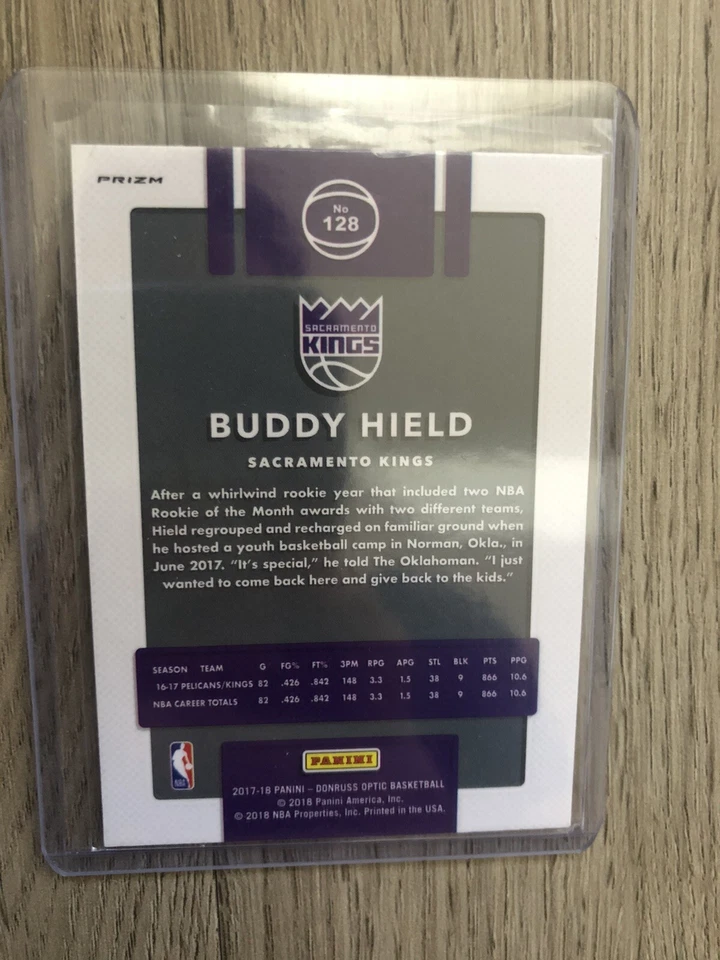 2017-18 Panini Donruss Optic Buddy Hield #128 Disco - Image 2 of 2