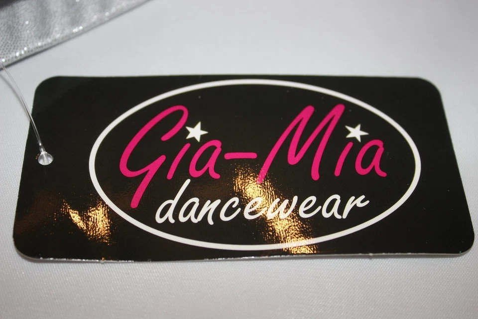 NEW GIA-MIA Kids Girls Leggings Metalic Shinny Disco Fashion Dance Leggings Sz L - Image 4 of 4