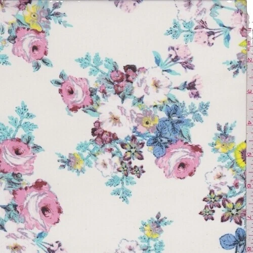 Georgette Flowers & Plants Floral Craft Fabrics