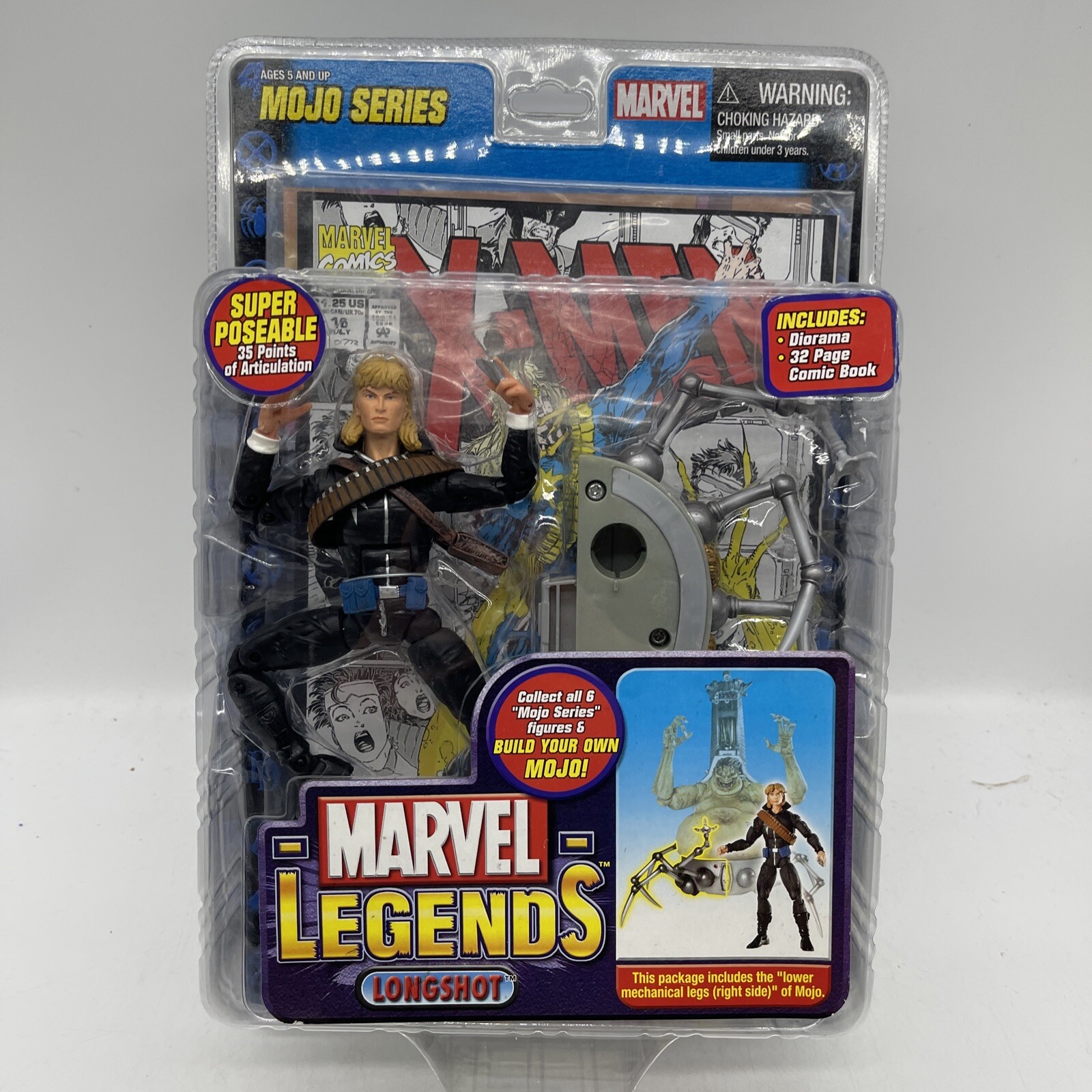 ToyBiz - Marvel Legends Mojo BAF Series - Longshot Action Figure