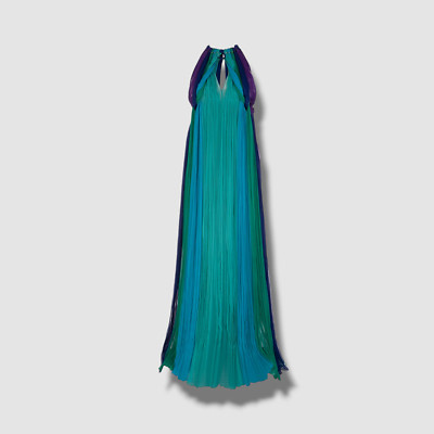 $6090 Alberta Ferretti Women's Green Ferretti Draped Sleeveless Gown Size  40/4 | eBay