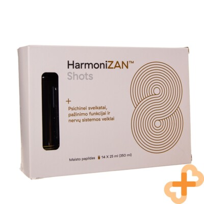HarmoniZAN SHOTS 14 Pcs. Supplement for Mental Health Cognitive Function Nervous