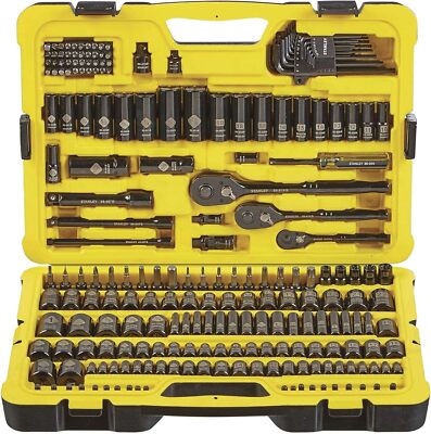 STANLEY Professional Grade Black NEW Mechanics Tool Set (Socket Set-229 pieces)