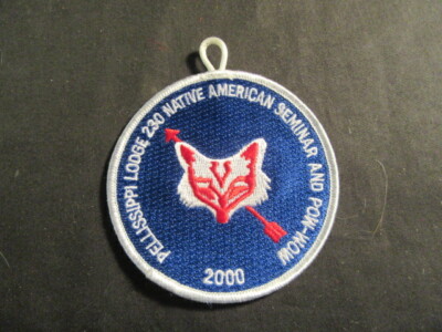 Pellissippi 230 2000 Native American Seminar and Pow-Wow Patch      OA2