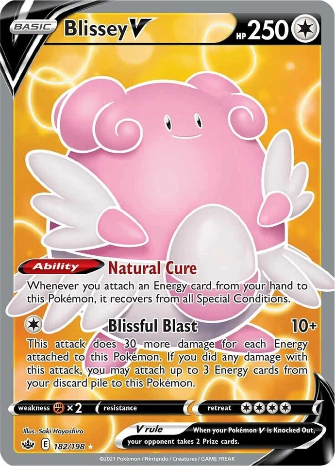 Blissey V 182/198 Swsh06: Sword & Shield - Chilling Reign
