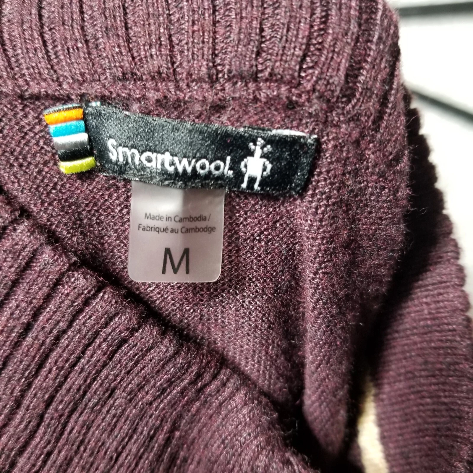 smartwool sparwood 1/4 zip pullover wool blend sweater