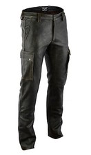 AW-7910 Antik Cargo lederhose Feldhose Cargohose leather Trousers jagdhose 38W