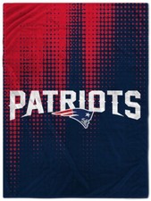 New England Patriots NFL 60'' x 80'' Half Tone Drip Fleece Blanket-W17372811589
