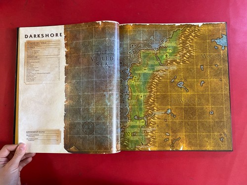 WORLD OF WARCRAFT - ATLANTE Ed. Multiplayer (2006) Libro Mappe Fantasy NUOVO !!! - Foto 4 di 8