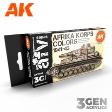 AK Interactive: Afrika Korps Camouflage 1941-43 - Acrylic Paint Set - AK11652