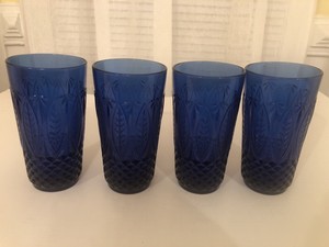 Delivery Date Information The Delivery Date Is Undetermined Vintage Avon Royal Sapphire Cobalt Blue Glass Tumblers Arcoroc France Set Of 4 Outlet Seller Yolandaandres Com