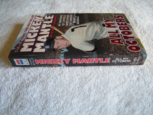 MICKEY MANTLE - All My Octobers - BOOK HARPER - 1995 Baseball NEW YORK Yankees - Picture 4 of 11