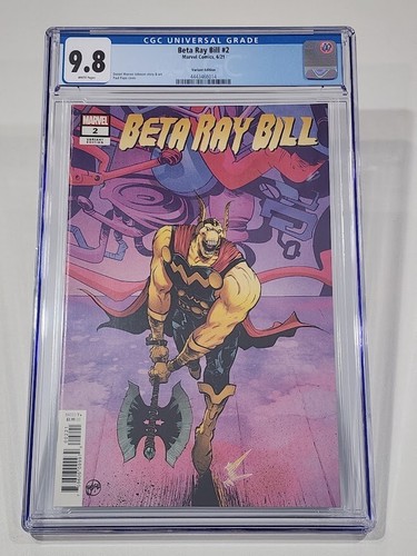 Beta Ray Bill #2 B Paul Pope, ⚡️CGC  9.8 NM/M⚡️, Marvel Comics, 06/21