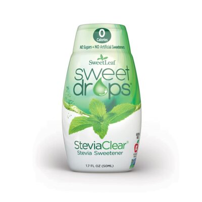 SweetLeaf Sweet Drops Liquid Stevia Sweetener, SteviaClear, 1.7 Ounce Natural