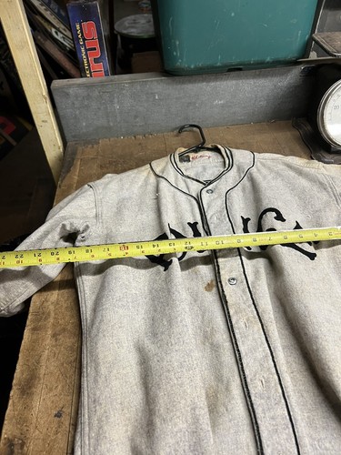 Maglia sportiva Spalding & Bros Whitney baseball maglietta abbigliamento polizia NY USA - Foto 19 di 20