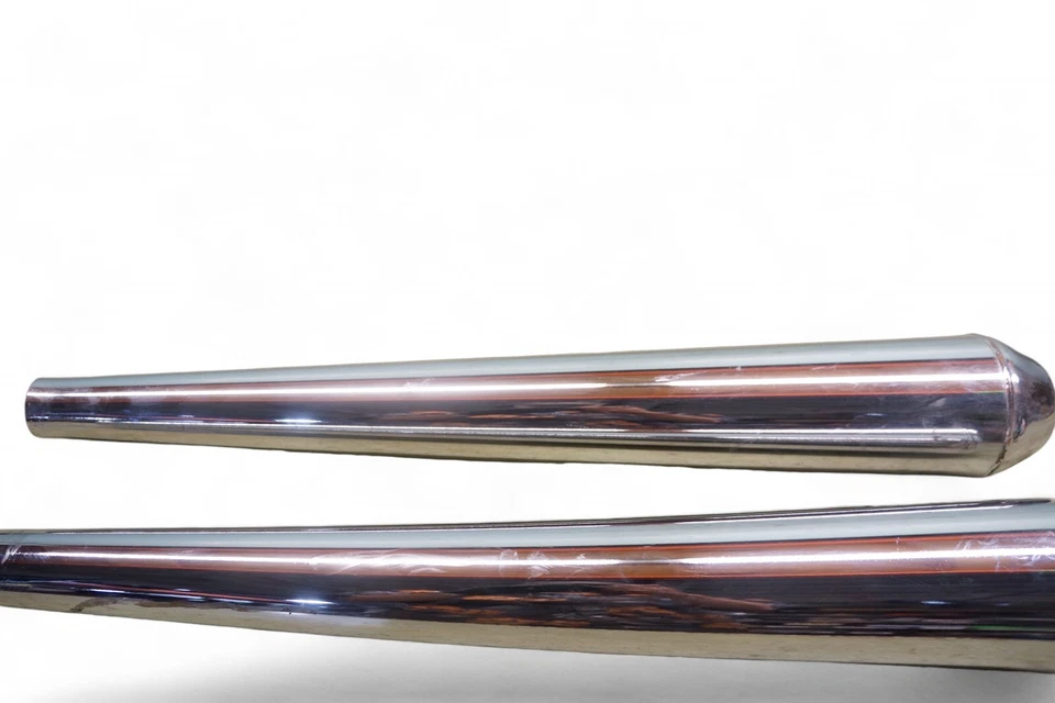 Pair of Dunstall Style Mufflers for Norton Commando/BSA/Triumph *2868 - Image 3 of 4