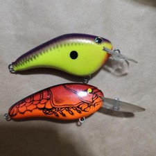 Rapala DT3FT Bomar Flat A Fishing Lure Used with Paint Flaws