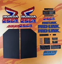 Honda 1986 ATC250R Complete Decal Kit OEM Fenders ATC 250R 250 86