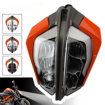 New KTM Duke 390 headlight cover with side face shields LH and RH