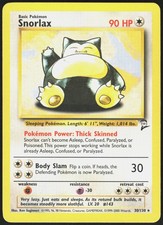 Base Set 2 Snorlax 30/130 Rare Pokemon LP on eBay
