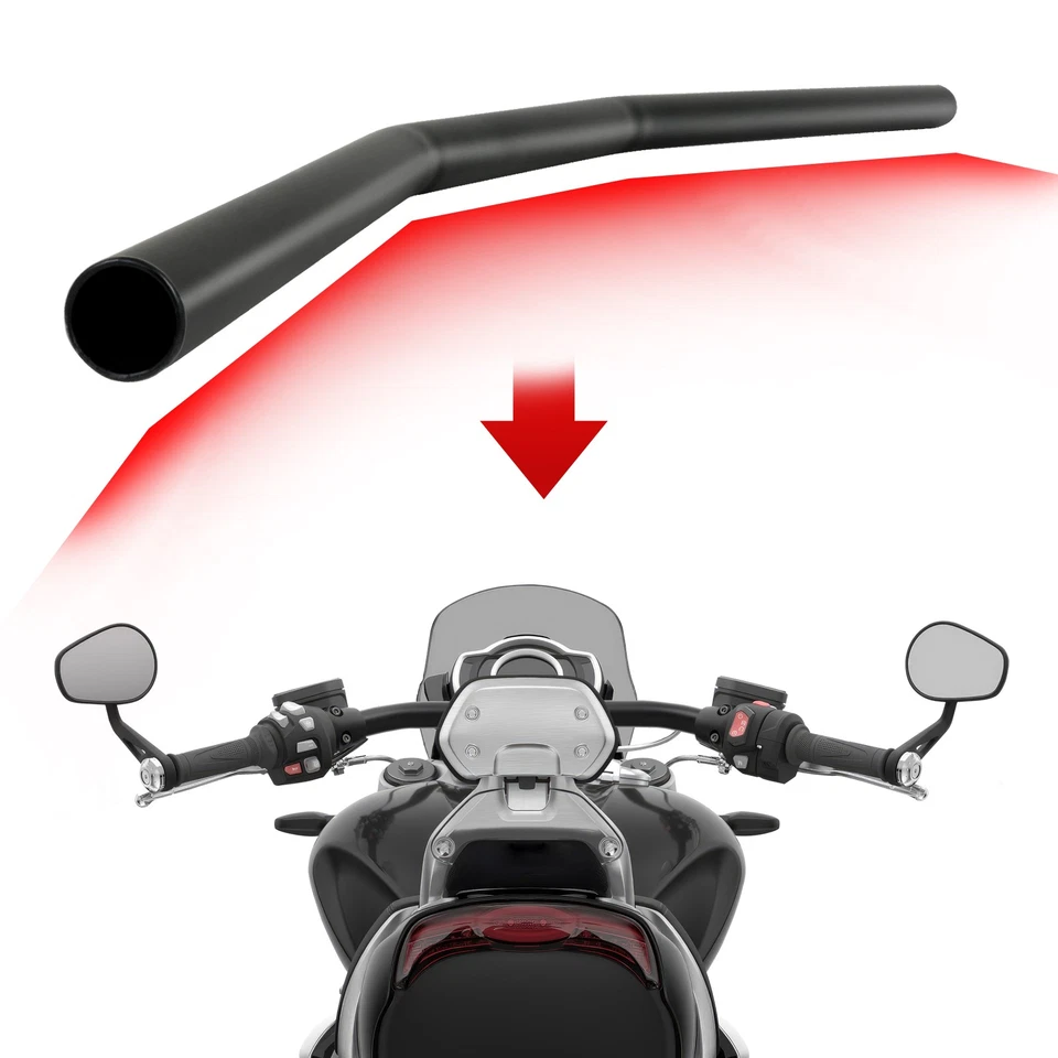 7/8" 22mm Motorbike Handlebar Flat Bar For Ducati Monster 696 620 795 821 1200 - Image 3 of 4