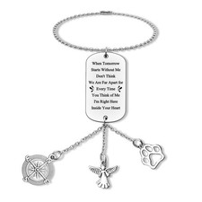 Loss of Pet Dog Rearview Mirror Hanging Ornament Pet Memorial Gifts Loss of D...