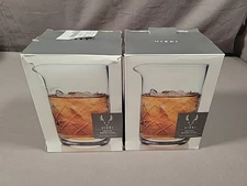 Viski 4321 Professional Lead-Free Crystal Mixing Glass New/Sealed (Set Of 2)