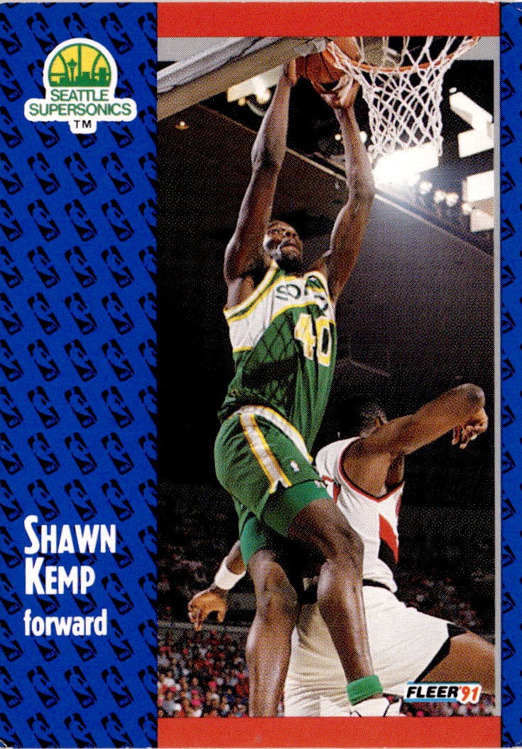 1991-92 Fleer #192 Shawn Kemp